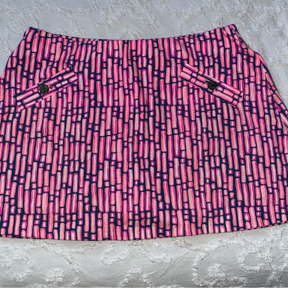 LILLY PULITZER Madison Skort - Mandervilla Pink Slathouse pattern - Size: Large